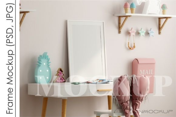 Download Frame Mockup Kids Room, Girl Room Frame - Kids room Collection