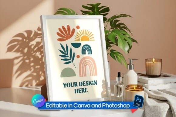 Download Cozy Girly Bedroom Frame Mockup - Premium Bundle