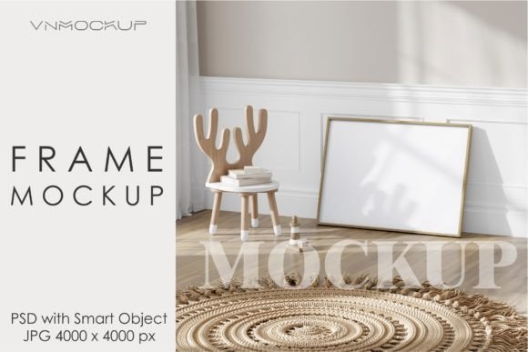 Download Mockup Frame in Kids Room Interior - Kids room Collection