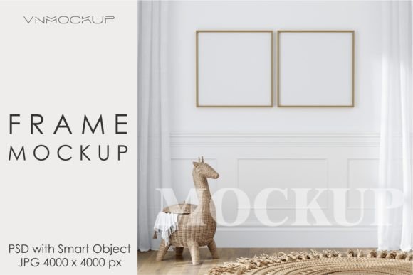 Download Mockup Frame in Kids Room Interior - Kids room Collection