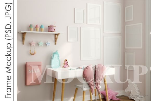 Download Frame Mockup Kids Room, Girl Room Frame - Kids room Collection