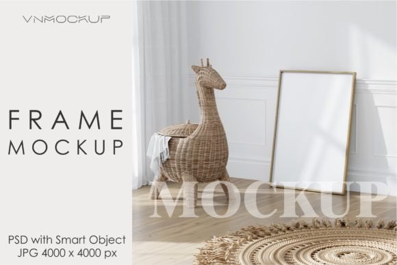 Download Mockup Frame in Kids Room Interior - Kids room Collection