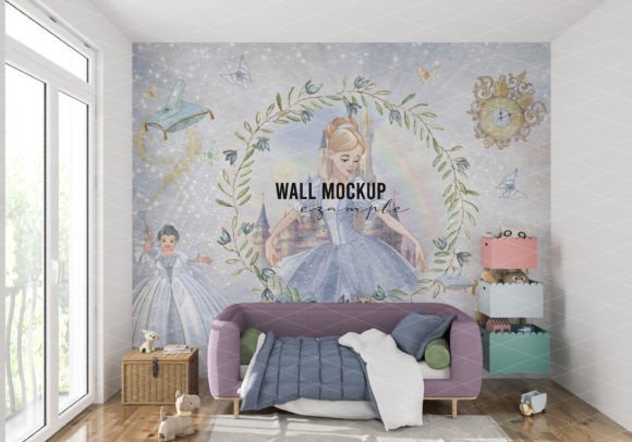 Download Wall Mockup Wallpaper Mockup Kids Room - Kids room Collection