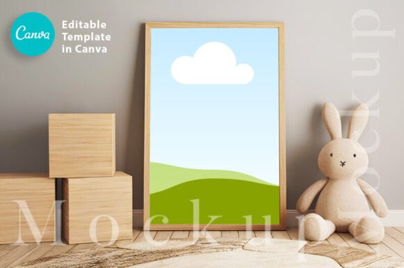 Download Canva Nursery Frame Mockup, Kids Room - Kids room Collection