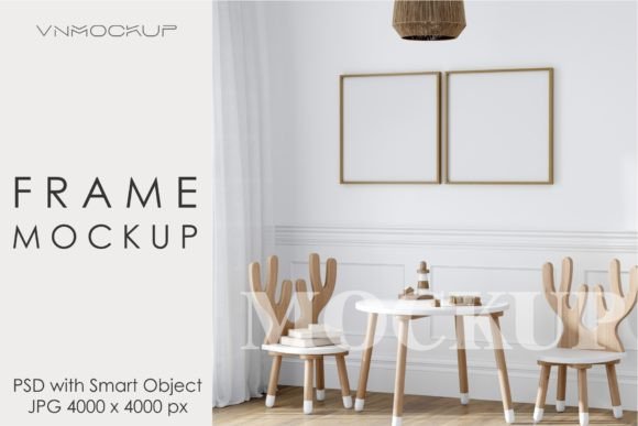 Download Mockup Frame in Kids Room Interior - Kids room Collection