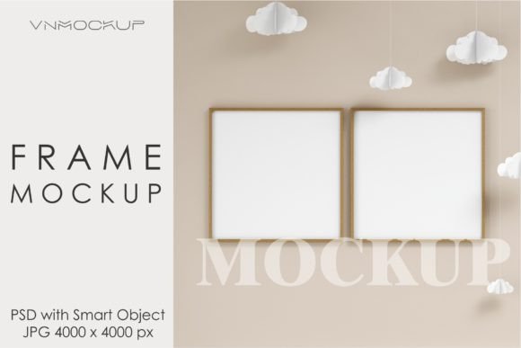 Download Mockup Frame in Kids Room Interior - Kids room Collection
